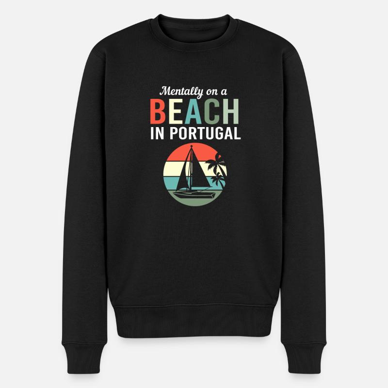 Portugal - Pull Premium bio Homme - noir
