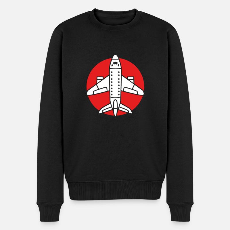 Pilote d’avion - Pull Premium bio Homme - noir