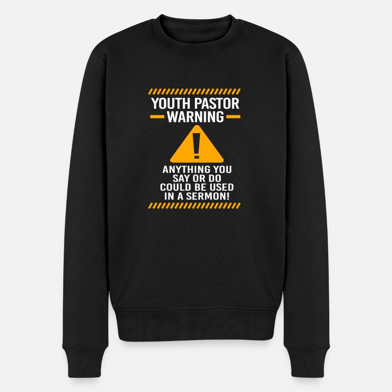Pasteur des jeunes - Pull Premium bio Homme - noir