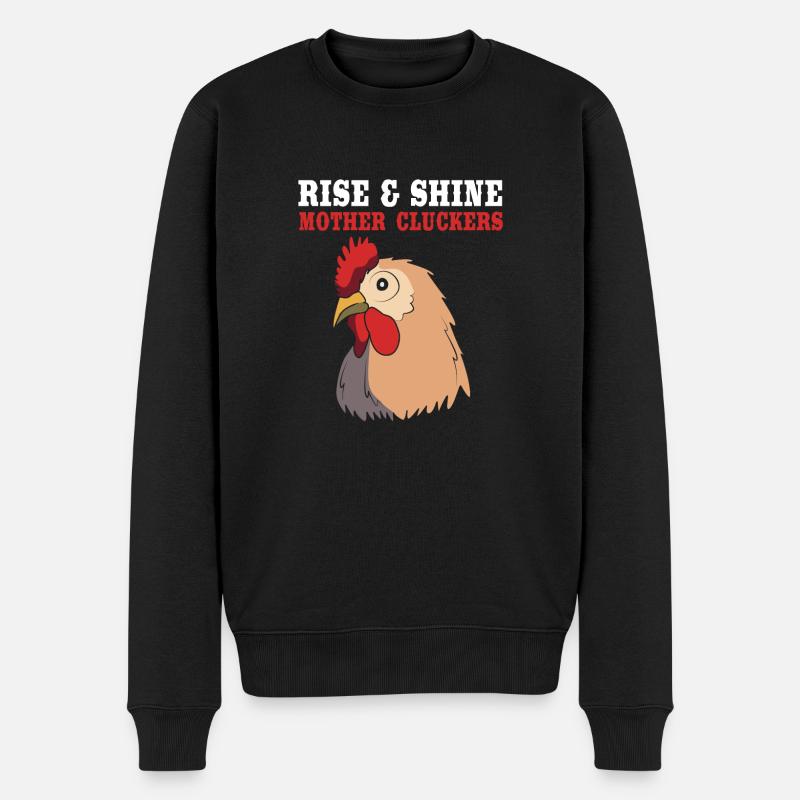 Poulet Volaille - Pull Premium bio Homme - noir