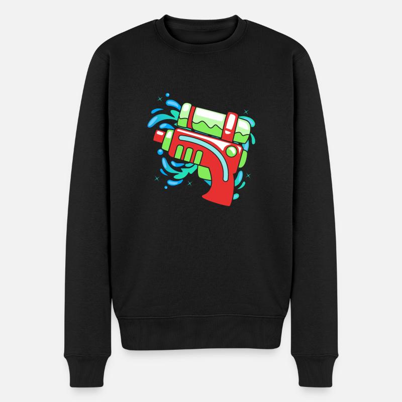 Pistolet à eau - Pull Premium bio Homme - noir