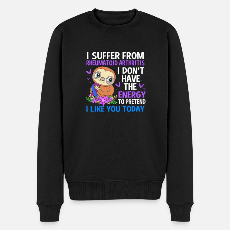 Rhumatismes Arthrite - Pull Premium bio Homme - noir