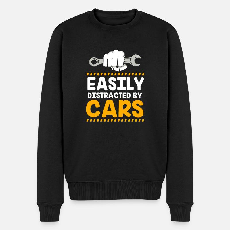 Autofahrer - Männer Premium Bio Pullover - Schwarz