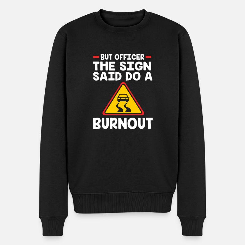 Autofahrer - Männer Premium Bio Pullover - Schwarz