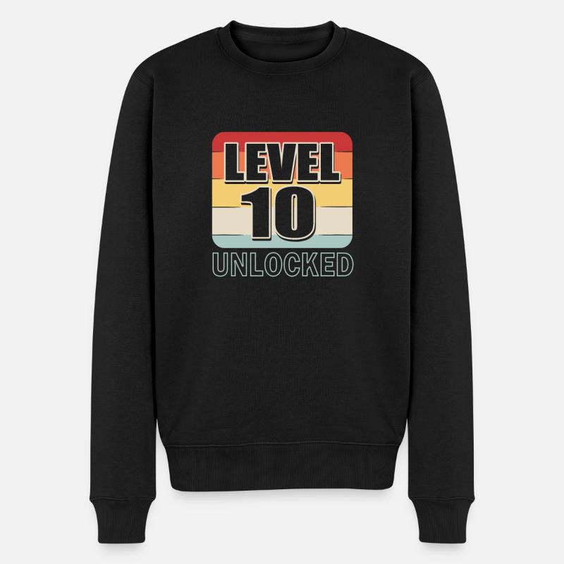 Gamer - Männer Premium Bio Pullover - Schwarz