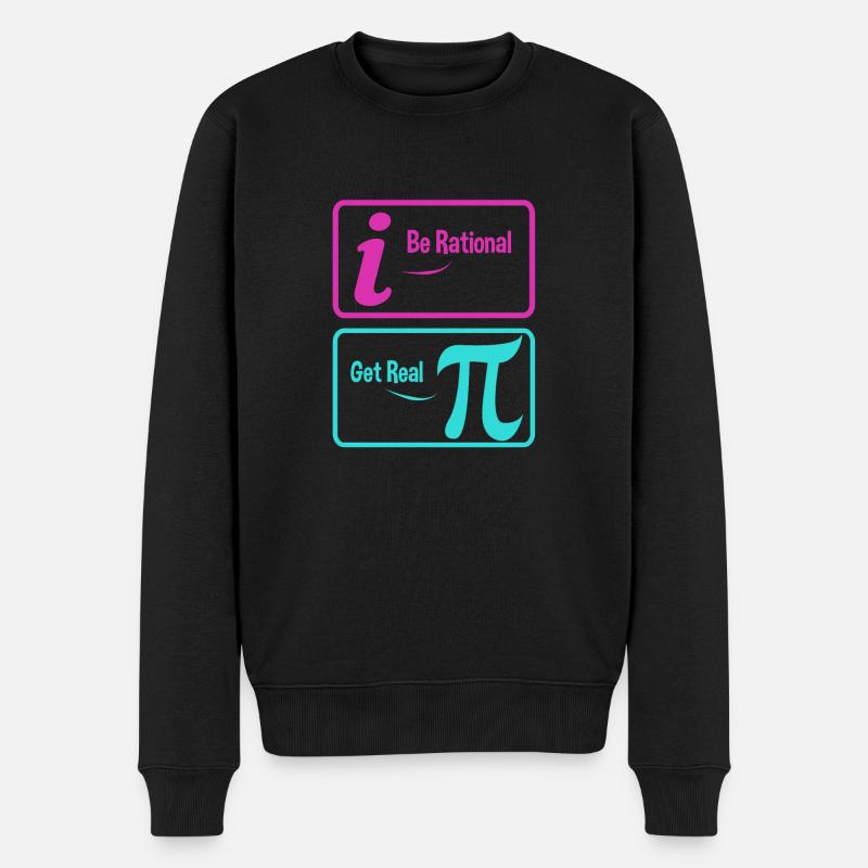 Mathematik - Männer Premium Bio Pullover - Schwarz