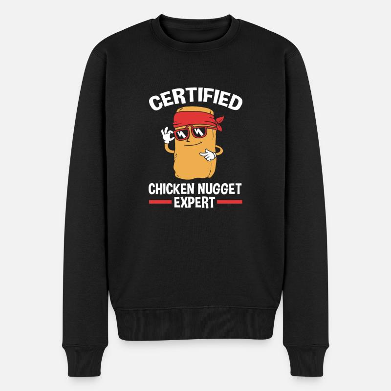 Nuggets de poulet - Pull Premium bio Homme - noir