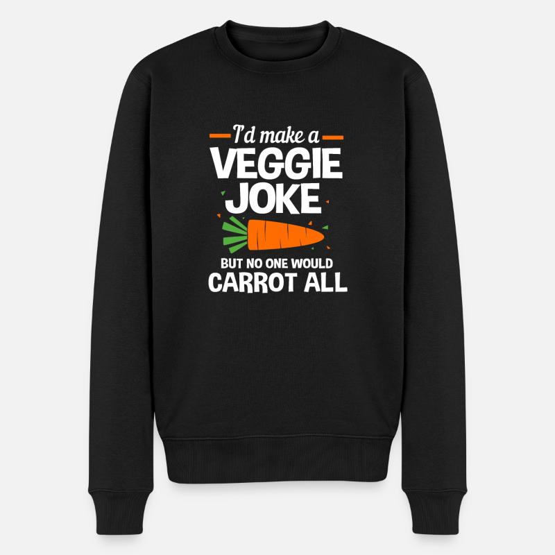 Carottes Légumes - Pull Premium bio Homme - noir