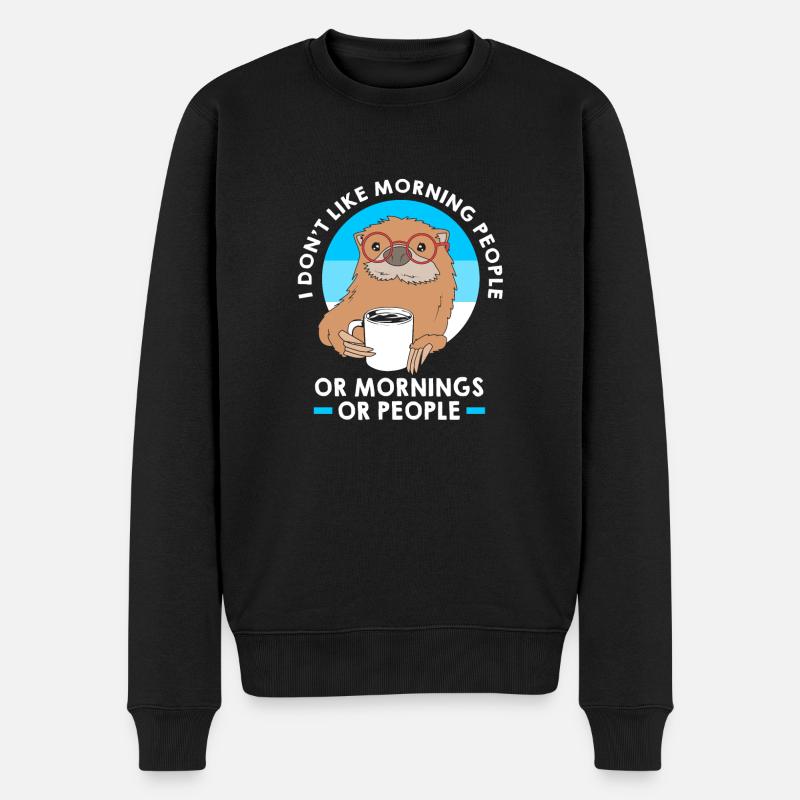 Loutre - Pull Premium bio Homme - noir