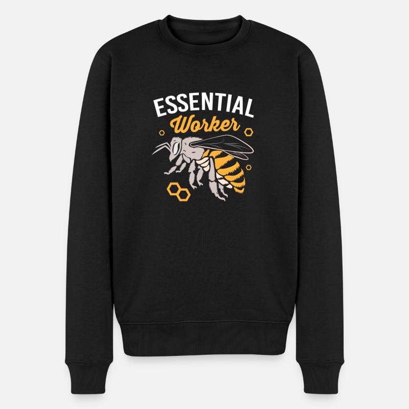 Imker - Männer Premium Bio Pullover - Schwarz
