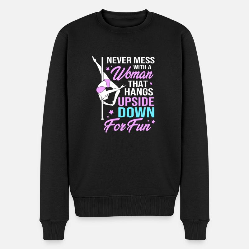 Pole Dance - Pull Premium bio Homme - noir