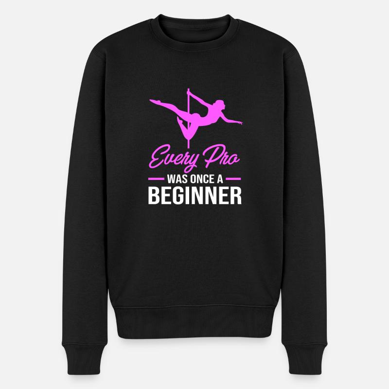 Pole Dance - Männer Premium Bio Pullover - Schwarz