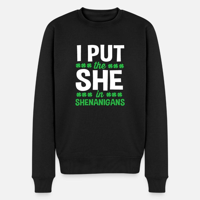 Manigance - Pull Premium bio Homme - noir