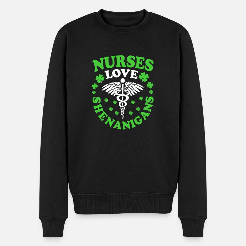 Shenanigan - Männer Premium Bio Pullover - Schwarz