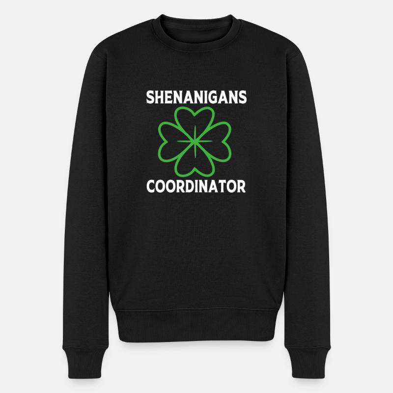 Shenanigan - Männer Premium Bio Pullover - Schwarz