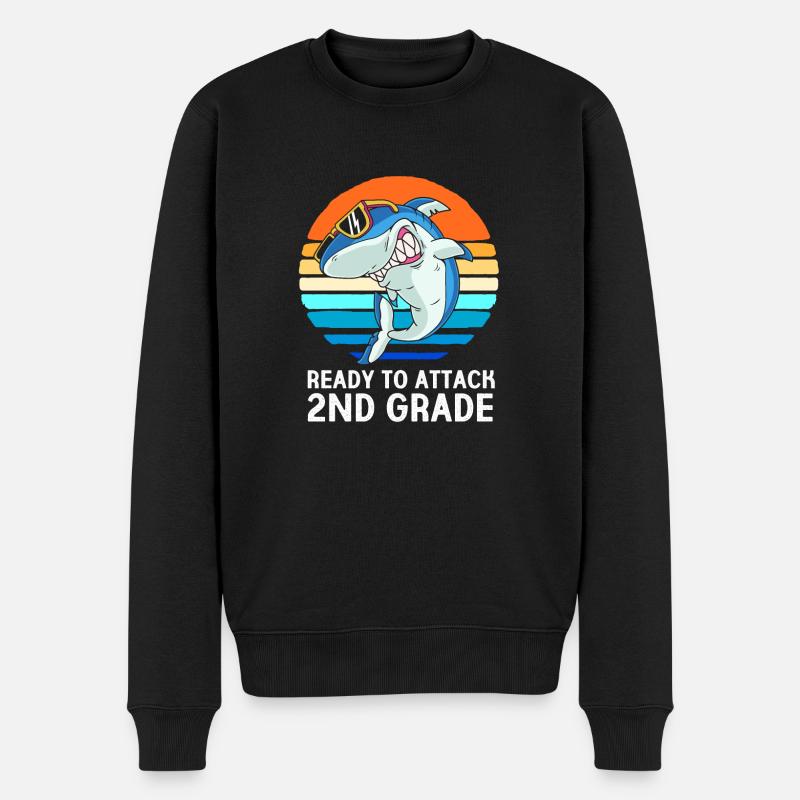 2e année - Pull Premium bio Homme - noir