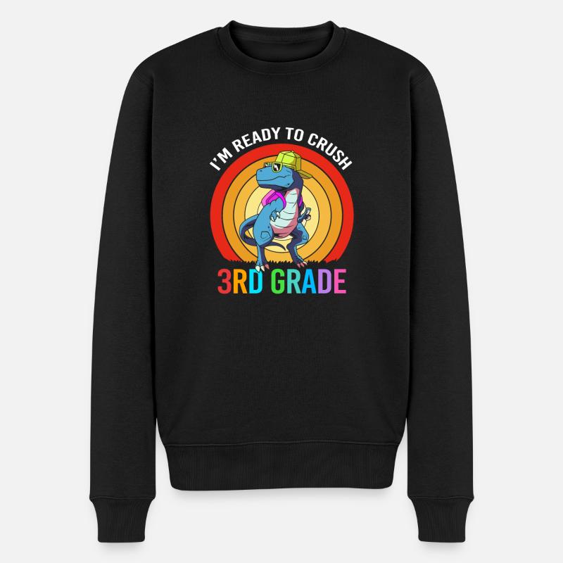 3. Klasse - Männer Premium Bio Pullover - Schwarz