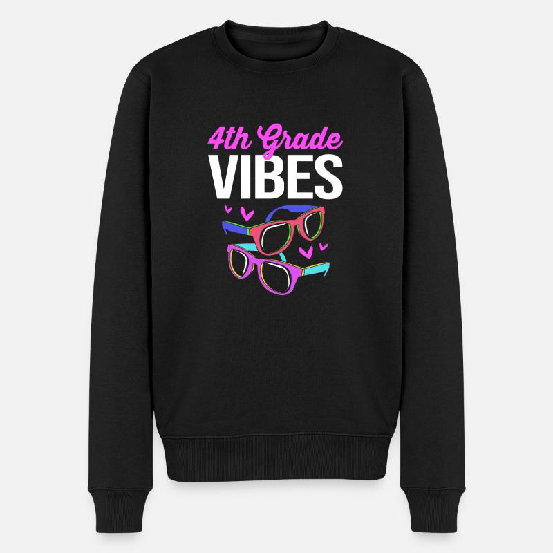 4e année - Pull Premium bio Homme - noir