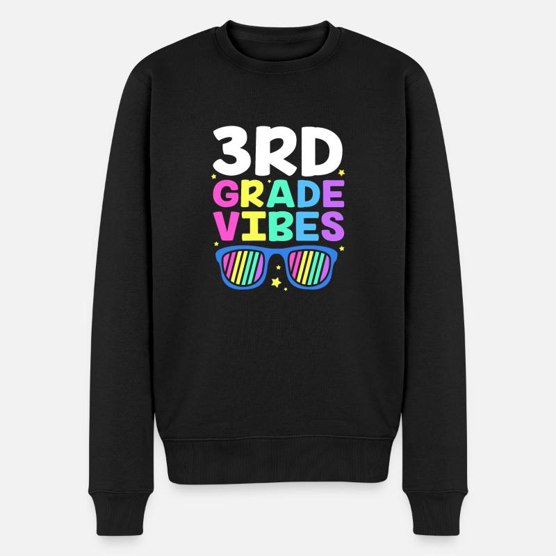3. Klasse - Männer Premium Bio Pullover - Schwarz