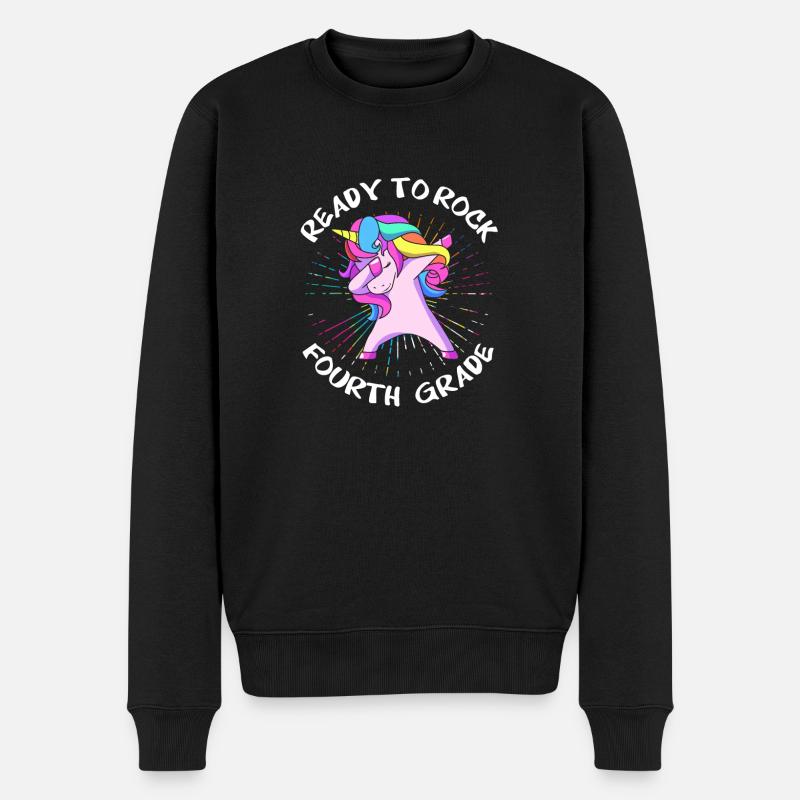 4e année - Pull Premium bio Homme - noir