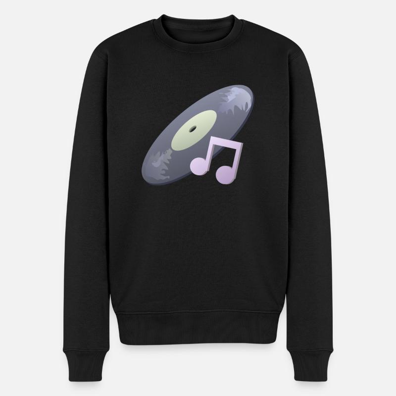 record - Pull Premium bio Homme - noir