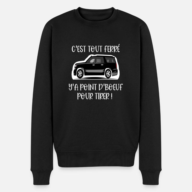 c'est tout ferré - Pull Premium bio Homme - noir