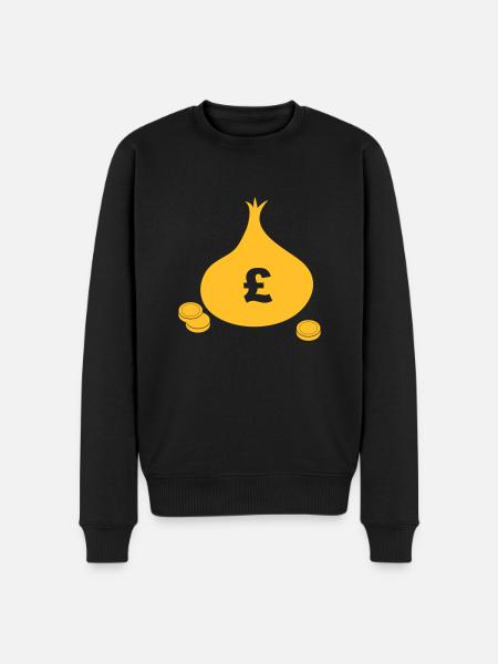 Bag of Money - Men's Premium Organic Jumper - black