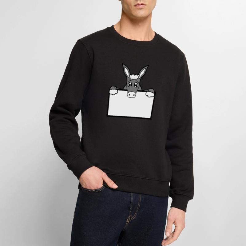 sign wall wall half text field surface write Men's Premium Organic Jumper