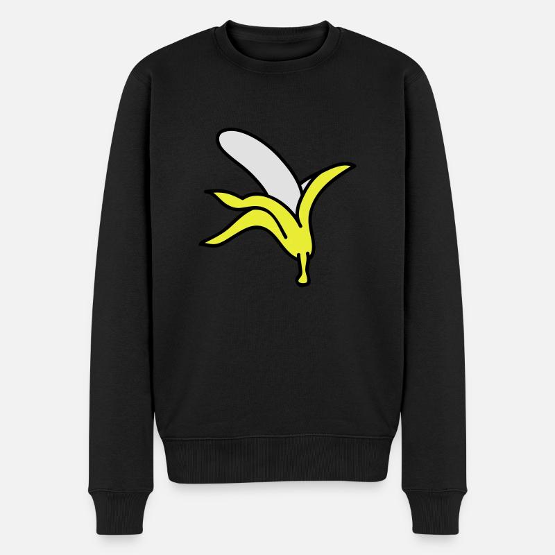 Banana - Pull Premium bio Homme - noir