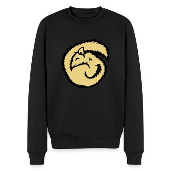 loir animal dormir dort hibernation - Pull Premium bio Homme - noir - Devant - Nico (187cm)