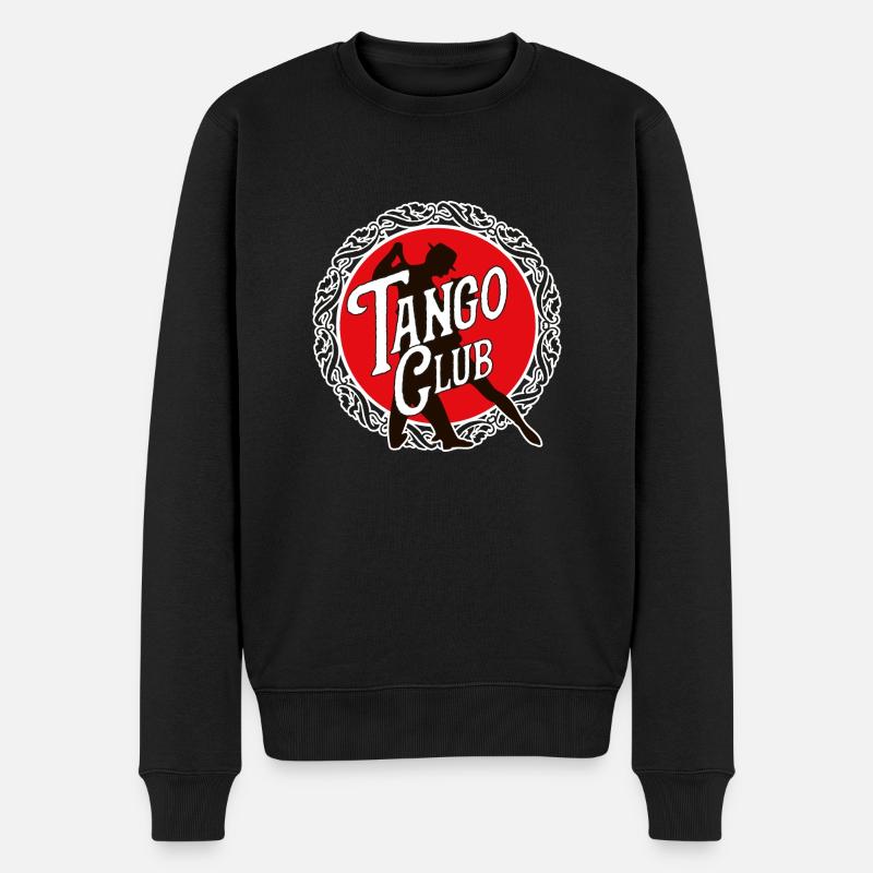 Tango Club - Männer Premium Bio Pullover - Schwarz