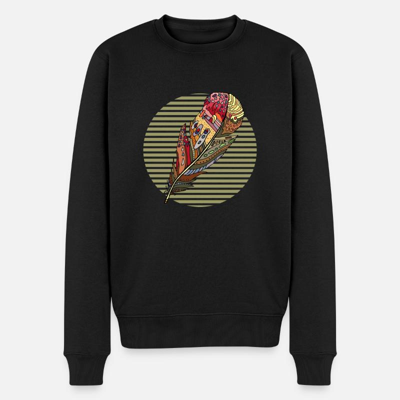 La plume - Pull Premium bio Homme - noir