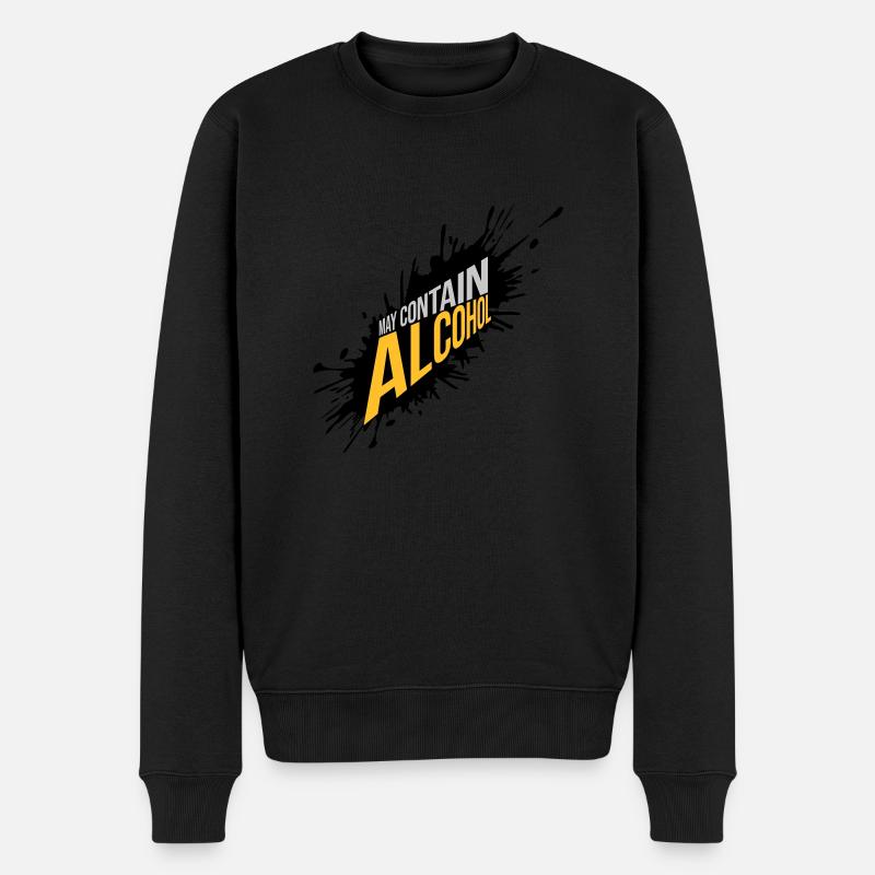 Farbklecks peut contenir de l’alcool - Pull Premium bio Homme - noir