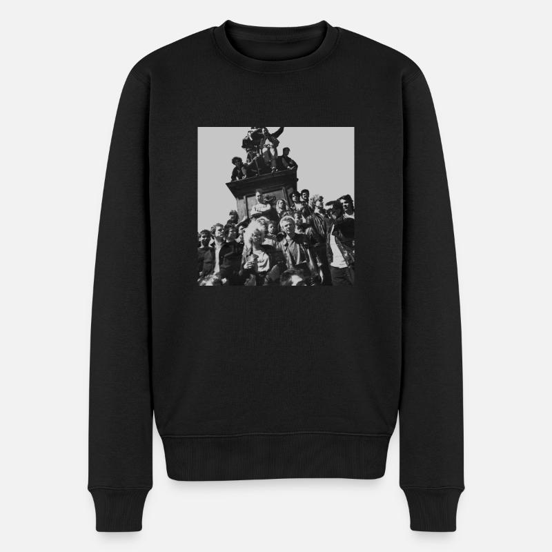 Punkrock - Männer Premium Bio Pullover - Schwarz