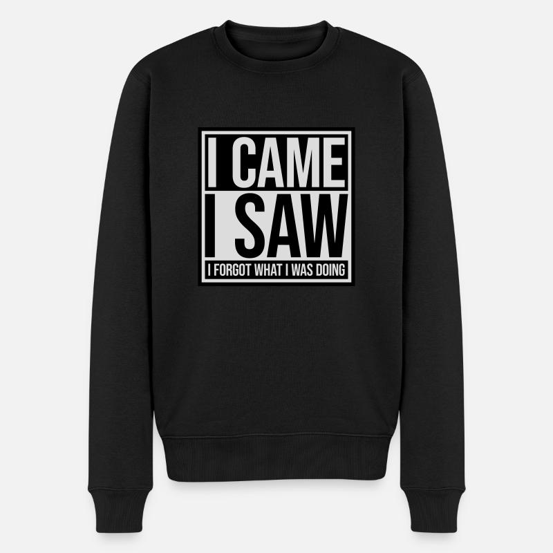 Je suis venu voir oublier - Pull Premium bio Homme - noir