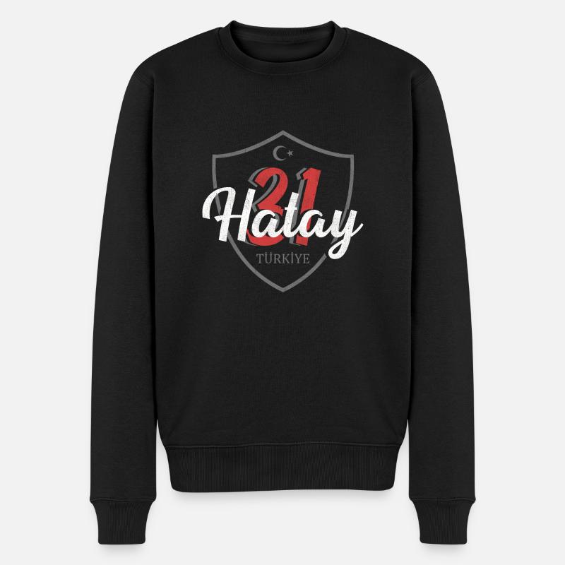 Hatay - Pull Premium bio Homme - noir