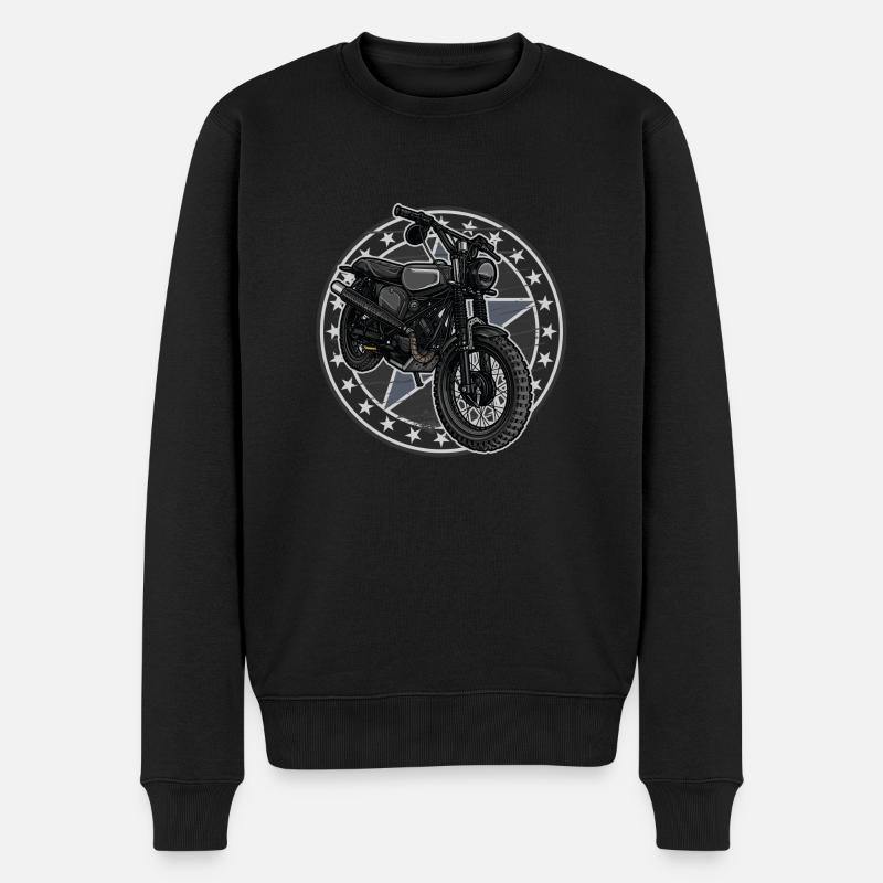 Brouilleur d’hirondelle // Illustration - Pull Premium bio Homme - noir