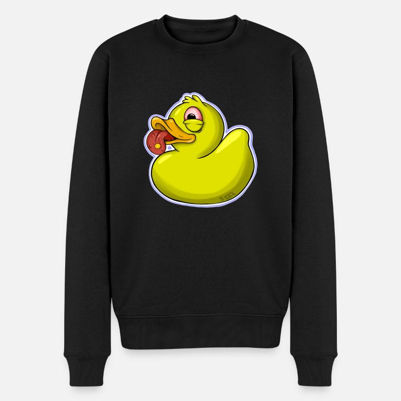 Canard en plastique - Pull Premium bio Homme - noir