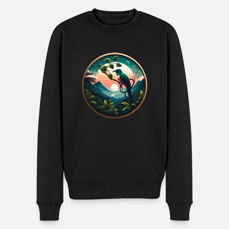 Quetzal - Pull Premium bio Homme - noir