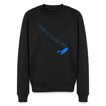 Tauchen Taucher Taucherbrille - Männer Premium Bio Pullover - Schwarz - Vorne - Nico (187cm)
