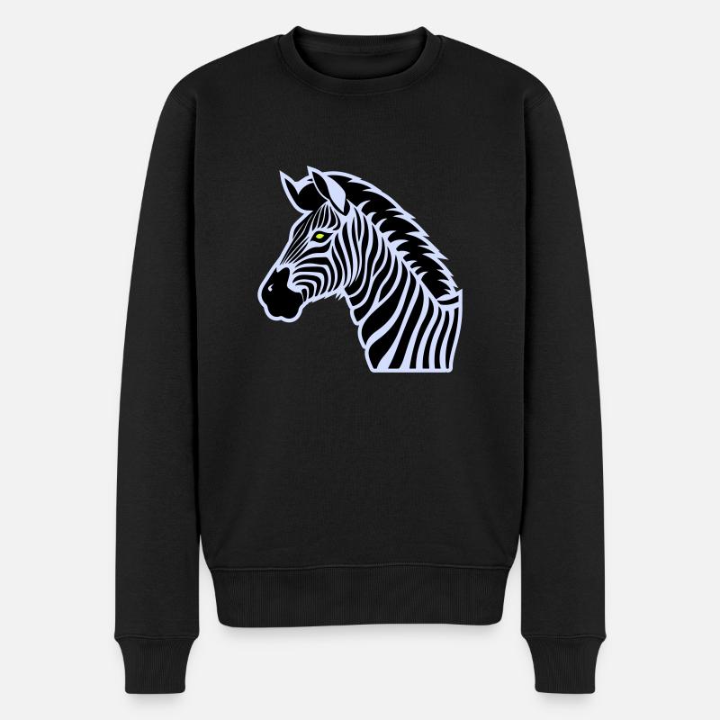 zèbre - Pull Premium bio Homme - noir