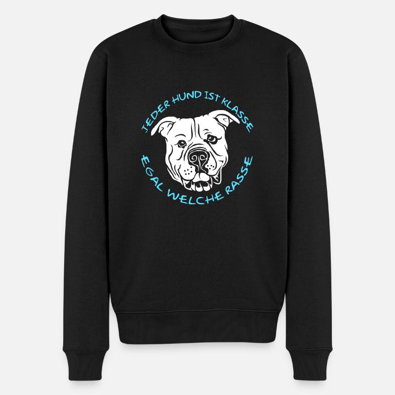 « Chaque chien est... » - Pull Premium bio Homme - noir