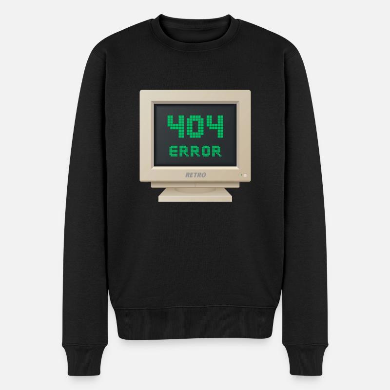 CRT design - Erreur 404 - Pull Premium bio Homme - noir