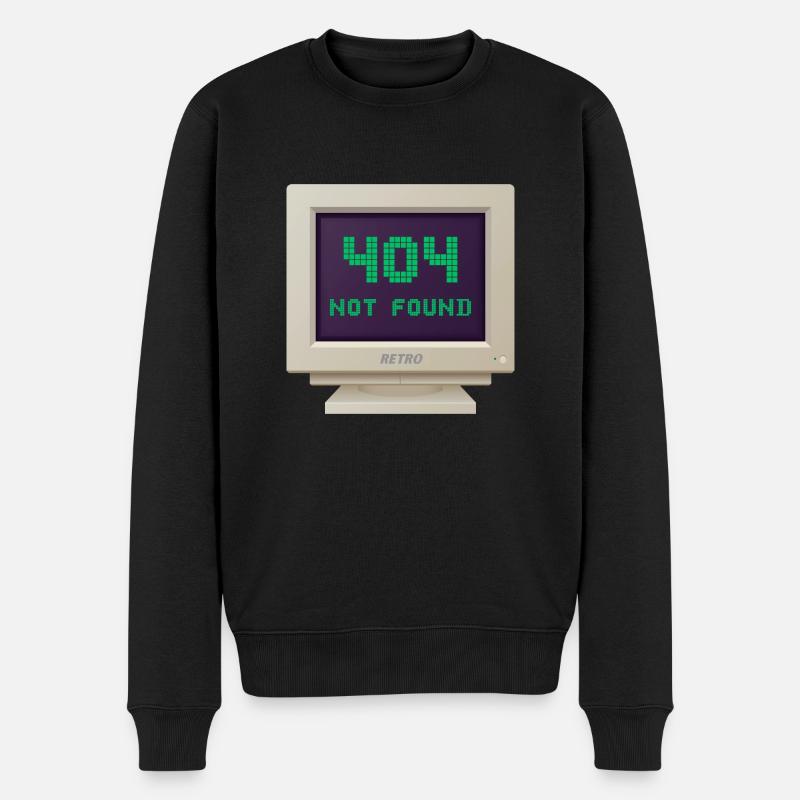 CRT Design - 404 Not found - Pull Premium bio Homme - noir