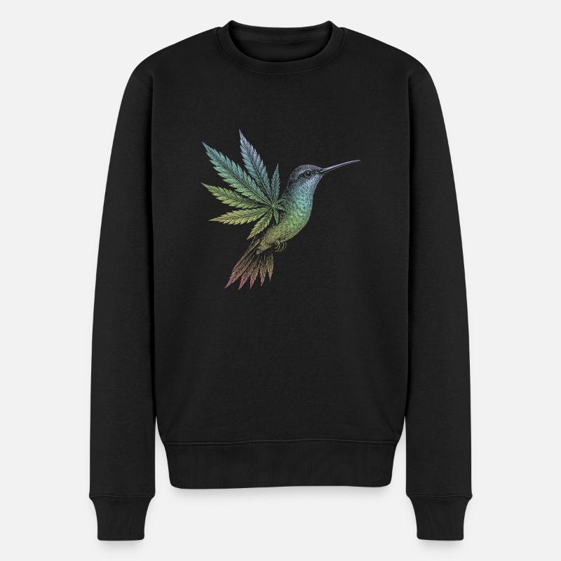 Colibri - Pull Premium bio Homme - noir