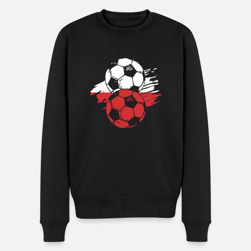Pologne Polonais - Pull Premium bio Homme - noir