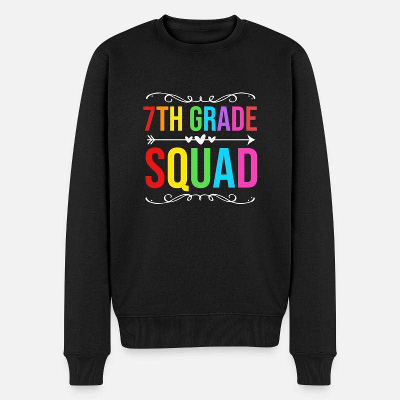 7. Klasse - Männer Premium Bio Pullover - Schwarz