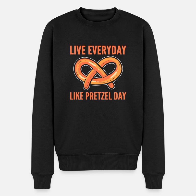 bretzel - Pull Premium bio Homme - noir