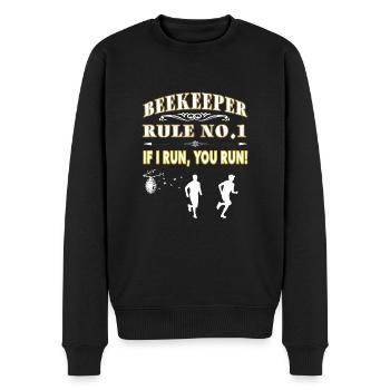 Règle de l’apiculteur n° 1 Abeille apicultrice Abeilles - Pull Premium bio Homme - noir - Devant - Nico (187cm)