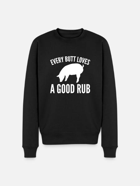 BBQ - Männer Premium Bio Pullover - Schwarz